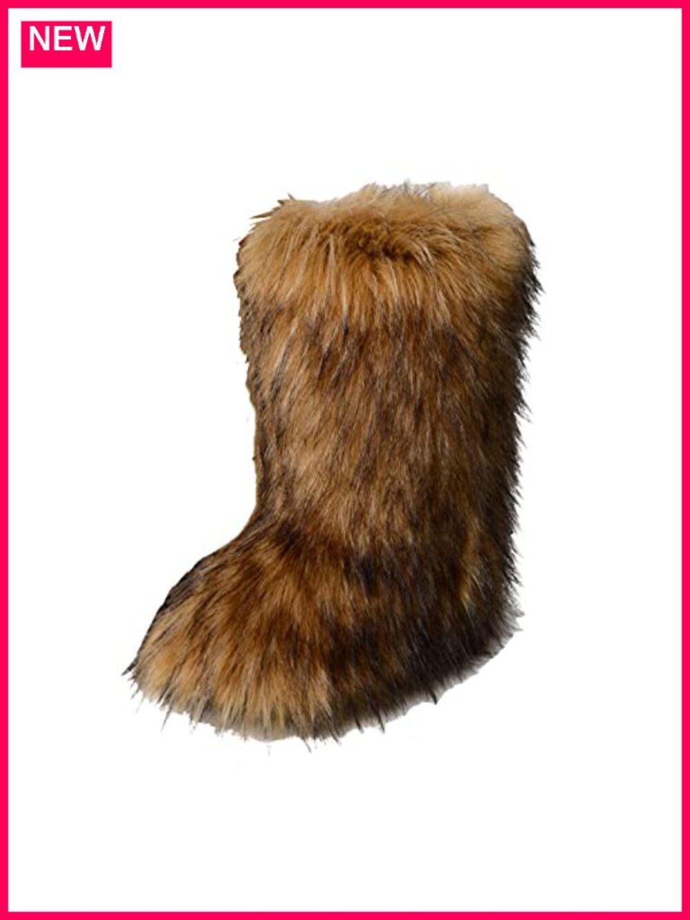 Women's Faux Fur Snow Boots Mid-Calf Warm Winter Shoes